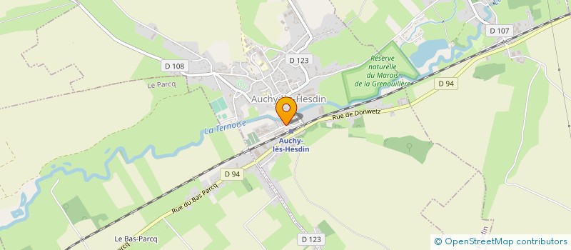 localisation de l'entreprise SCI VACQUERIETTE  AUCHY-LES-HESDIN