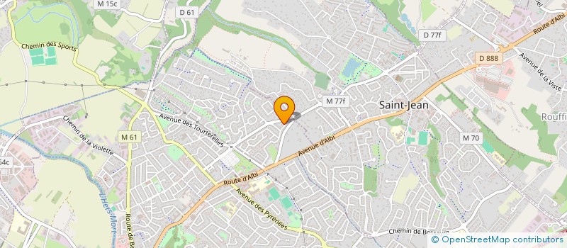 localisation de l'entreprise SCI VACQUIE-BASSO  L'UNION