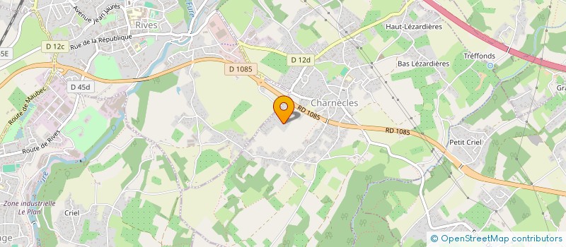 localisation de l'entreprise SCI VAD  CHARNECLES