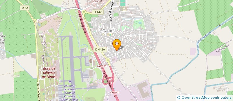 localisation de l'entreprise SCI VAD  GARONS