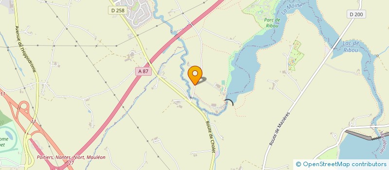 localisation de l'entreprise SCI VADAC à CHOLET