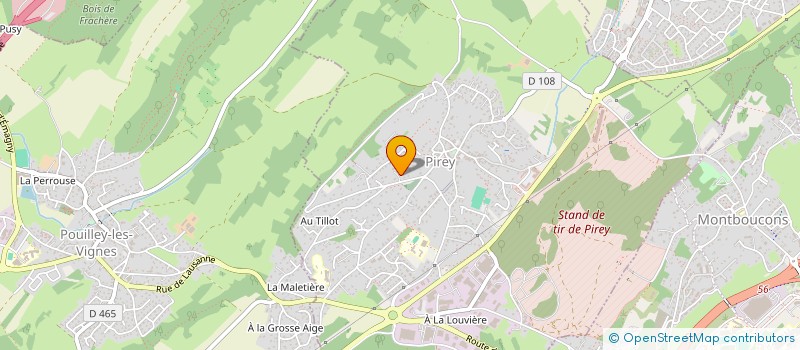 localisation de l'entreprise SCI VADAMA  PIREY