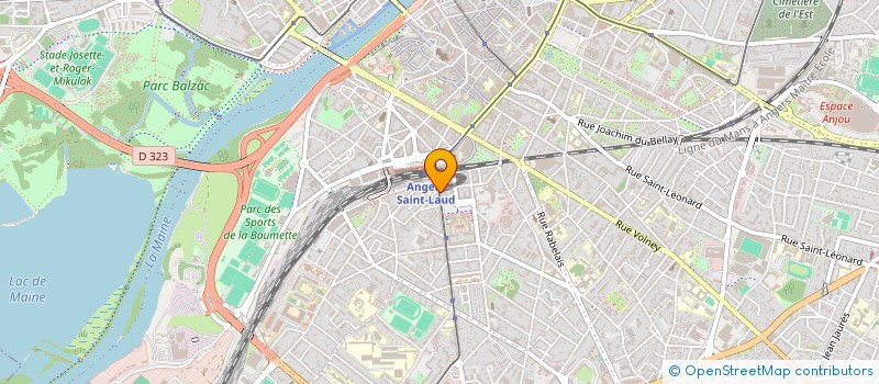 localisation de l'entreprise SCI VADE à ANGERS