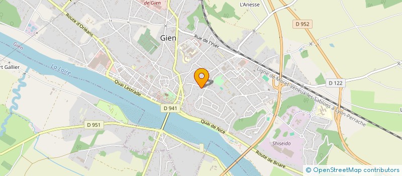 localisation de l'entreprise SCI VADEC à GIEN