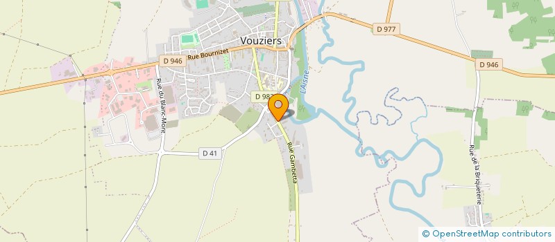 localisation de l'entreprise SCI VADEL  VOUZIERS