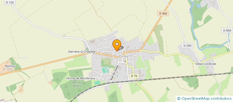 localisation de l'entreprise SCI VADG  PINEY