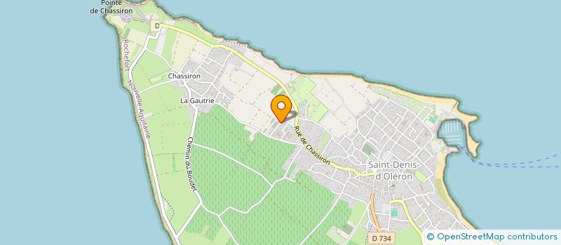 localisation de l'entreprise SCI VADOR  SAINT-DENIS-D'OLERON