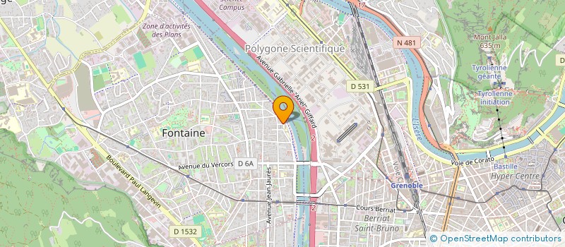 localisation de l'entreprise SCI VADYS  FONTAINE