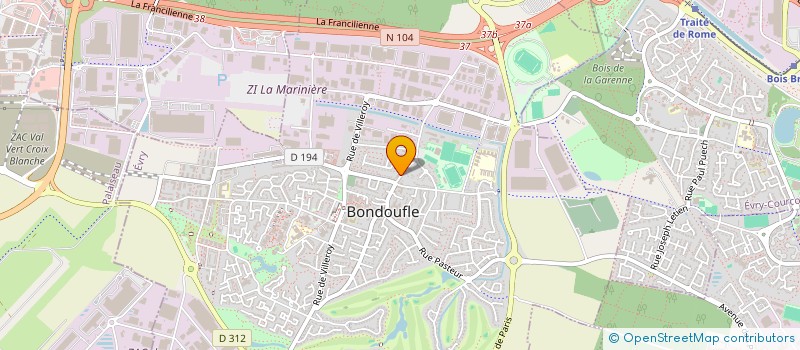 localisation de l'entreprise SCI VAEL à ST GERMAIN LES ARPAJON
