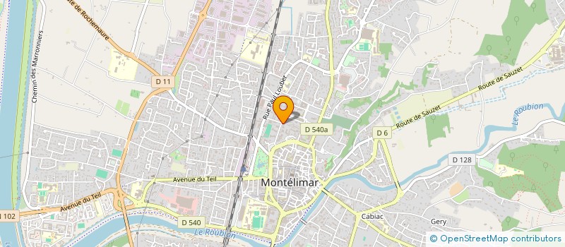 localisation de l'entreprise SCI VAEMA 3  MONTELIMAR