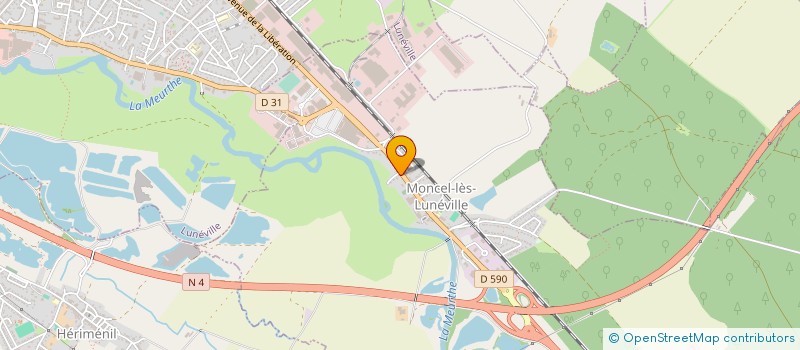 localisation de l'entreprise SCI VAFAKI  MONCEL-LES-LUNEVILLE