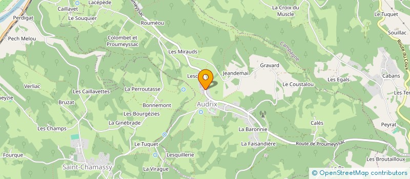 localisation de l'entreprise SCI VAG à AUDRIX