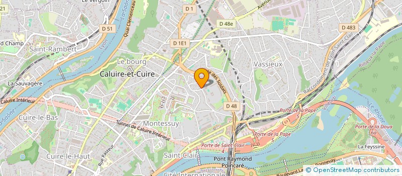 localisation de l'entreprise SCI VAG  CALUIRE-ET-CUIRE