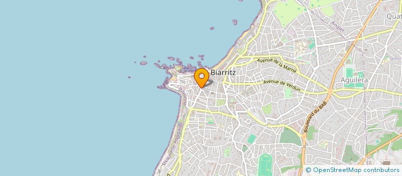 localisation de l'entreprise SCI VAGUES ET MONTAGNES à BIARRITZ