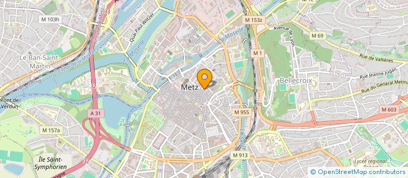 localisation de l'entreprise SCI VAHEL  METZ