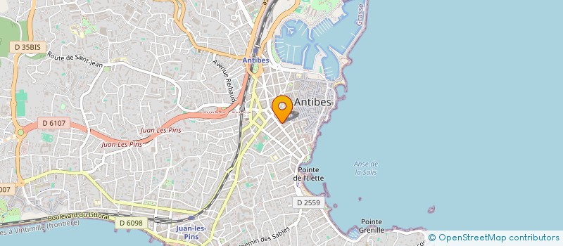 localisation de l'entreprise SCI VAHIANA à ANTIBES