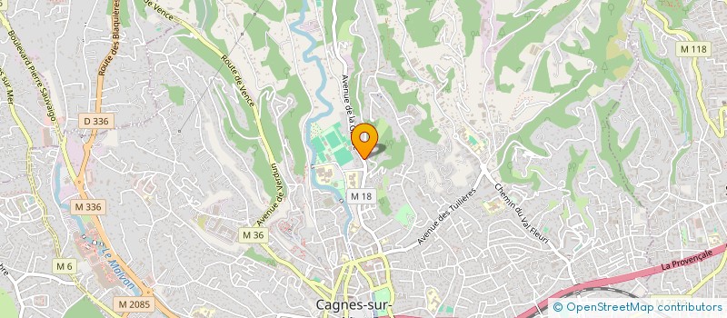 localisation de l'entreprise SCI VAHIANA à CAGNES-SUR-MER