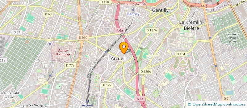 localisation de l'entreprise SCI VAHY  ARCUEIL