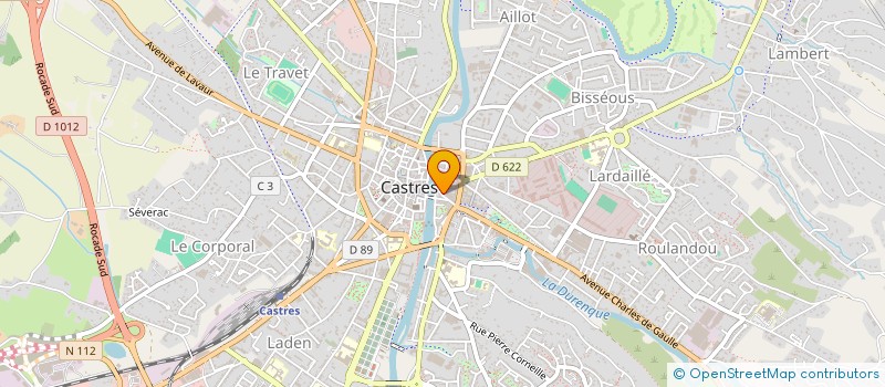 localisation de l'entreprise SCI VAI & ASSOCIEES  CASTRES