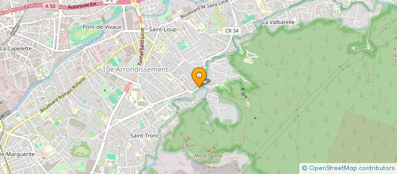 localisation de l'entreprise SCI VAIANA à MARSEILLE 10