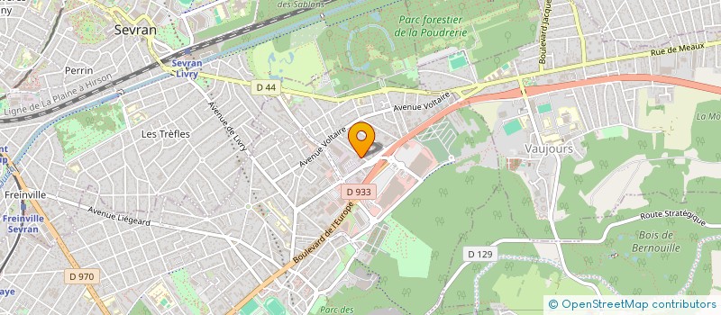 localisation de l'entreprise SCI VAILLANT à LIVRY-GARGAN