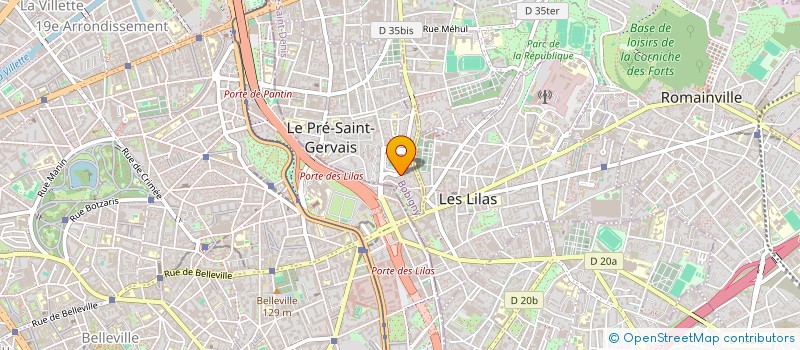 localisation de l'entreprise SCI VAILLANT à LE PRE-SAINT-GERVAIS