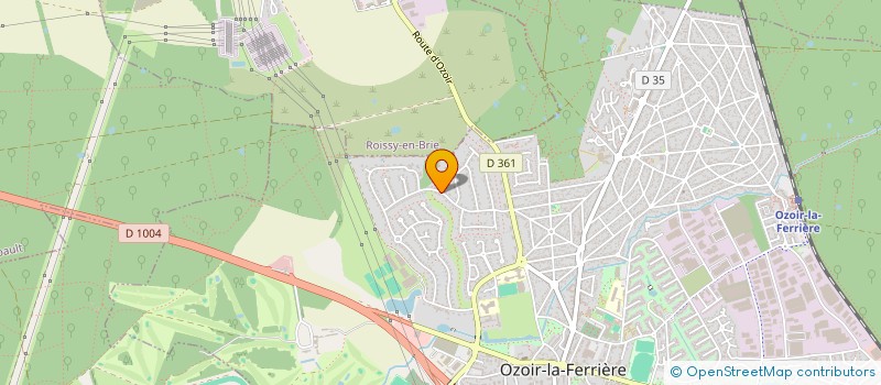 localisation de l'entreprise SCI VAILLANT à OZOIR-LA-FERRIERE