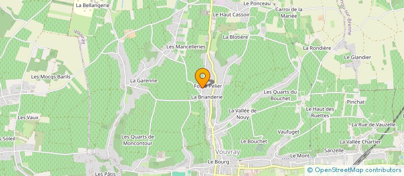 localisation de l'entreprise SCI VAILLANT à VOUVRAY