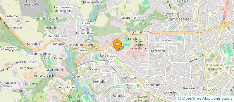 localisation de l'entreprise SCI VAILLANT  BREST