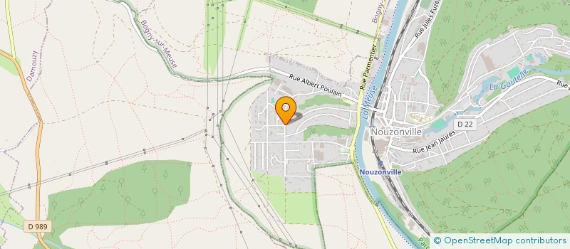 localisation de l'entreprise SCI VAILLANT CROIZAT  NOUZONVILLE