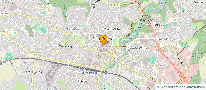 localisation de l'entreprise SCI VAILLANT IMMOBILIER à SAINT-BRIEUC