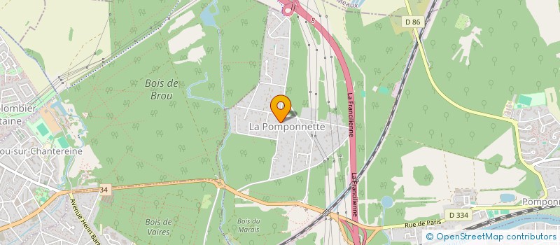 localisation de l'entreprise SCI VAILLANT LAMARTINE à POMPONNE