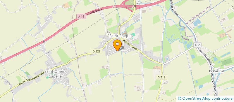 localisation de l'entreprise SCI VAILLANT LAVAL  SAINT-FOLQUIN