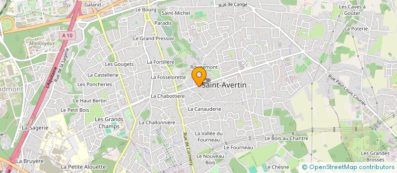 localisation de l'entreprise SCI VAILLANT WAGNER  SAINT-AVERTIN