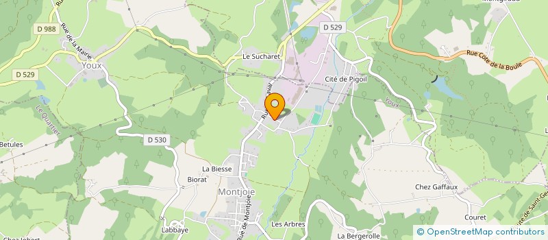 localisation de l'entreprise SCI  VAILLANTS  YOUX