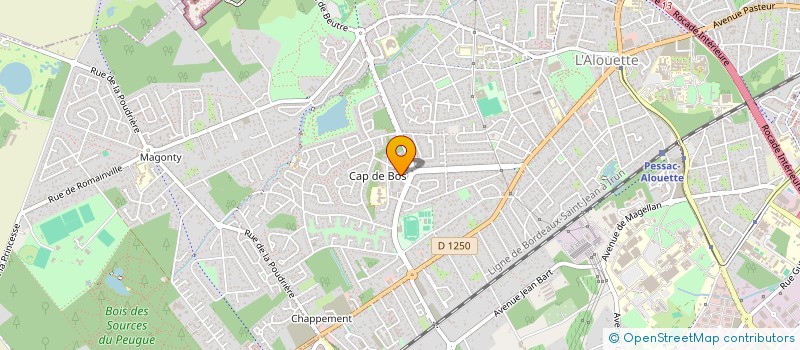 localisation de l'entreprise SCI VAILLOT - DURRUTY  PESSAC