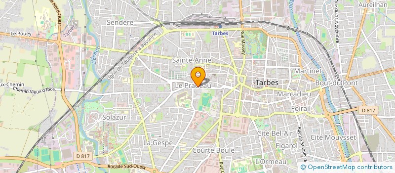 localisation de l'entreprise SCI VAINONA  TARBES