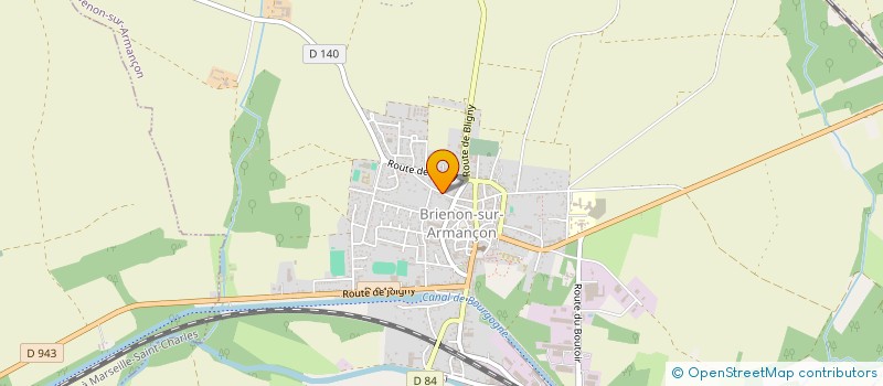 localisation de l'entreprise SCI VAIRON  BRIENON-SUR-ARMANCON