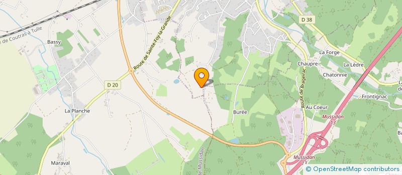 localisation de l'entreprise SCI VAISELAY  SOURZAC