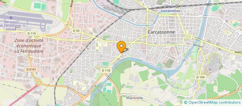 localisation de l'entreprise SCI VAISSIERE à CARCASSONNE