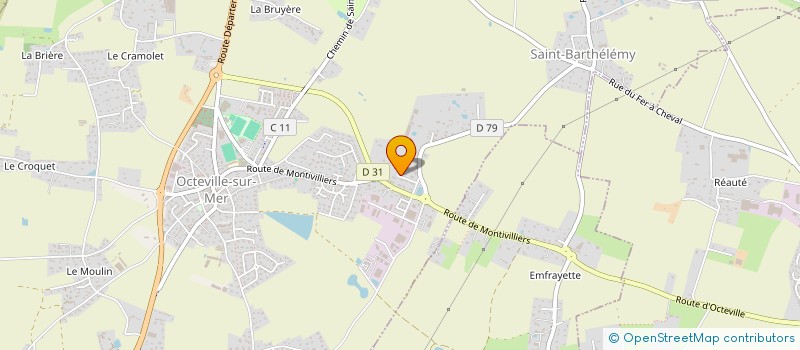 localisation de l'entreprise SCI VAITENAE  OCTEVILLE-SUR-MER