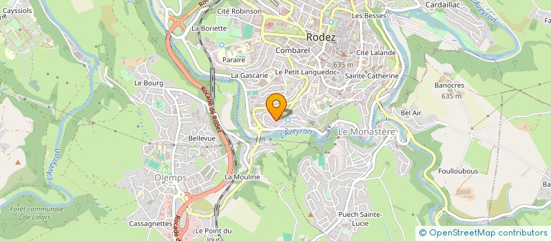 localisation de l'entreprise SCI VAJMAM  RODEZ