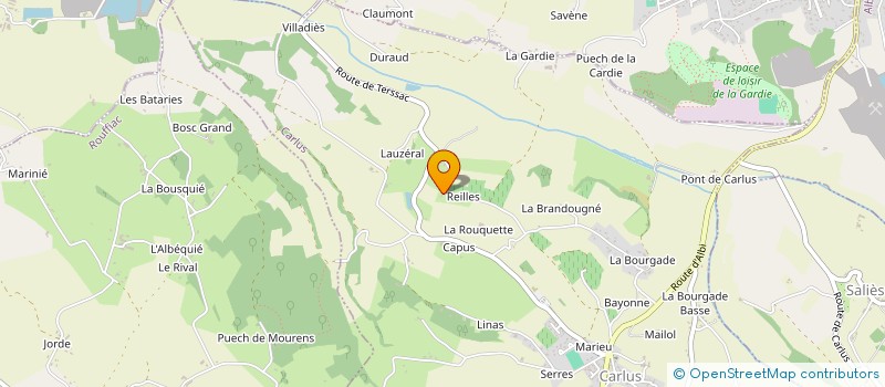 localisation de l'entreprise SCI VAJUNA  CARLUS