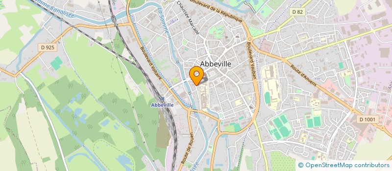 localisation de l'entreprise SCI VAJURO à ABBEVILLE
