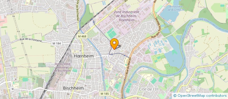 localisation de l'entreprise SCI VAKF  HNHEIM