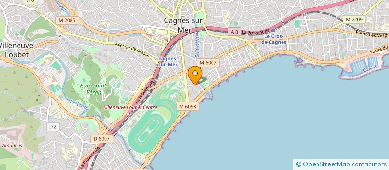 localisation de l'entreprise SCI VAKIM à CAGNES-SUR-MER
