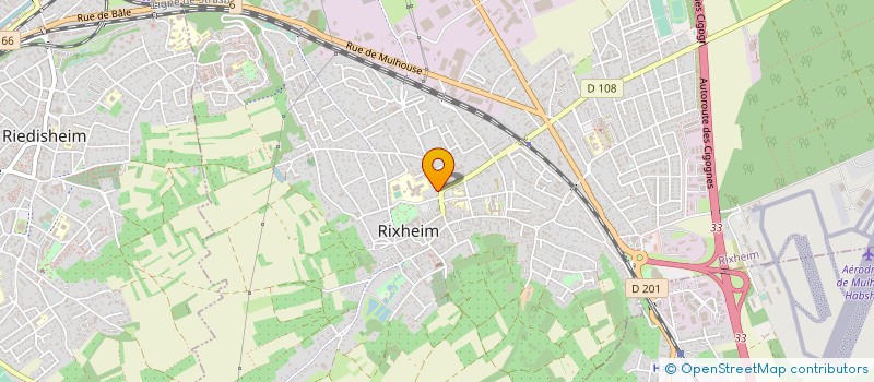 localisation de l'entreprise SCI VAL 10  RIXHEIM