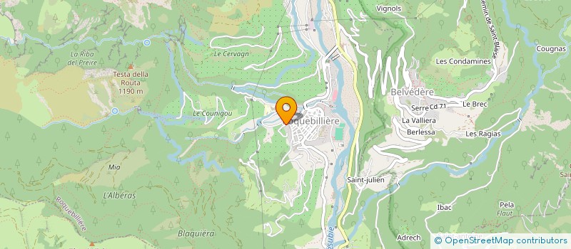 localisation de l'entreprise SCI VAL  ROQUEBILLIERE