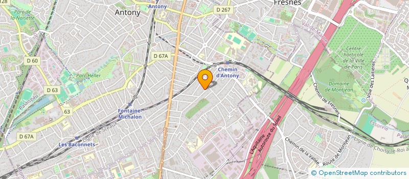 localisation de l'entreprise SCI VAL à ANTONY