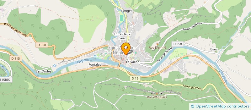 localisation de l'entreprise SCI VAL  SAINT-ANTONIN-NOBLE-VAL